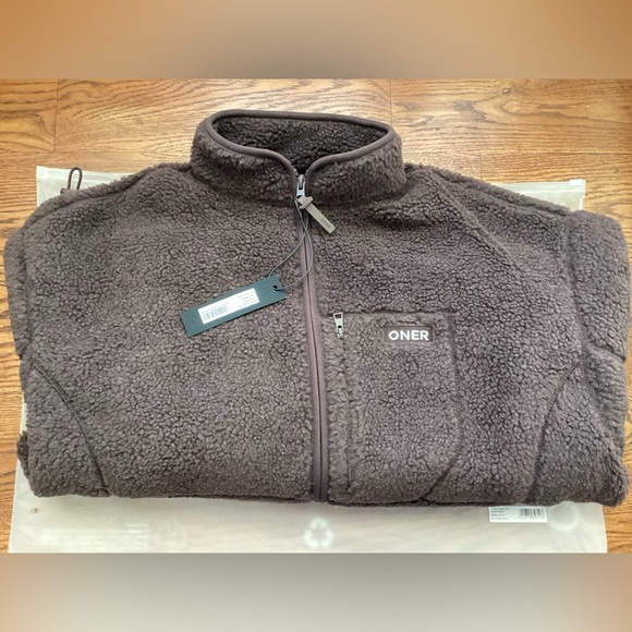 Oner Active Umber Brown Fleece Jacket - Picture 3 of 7